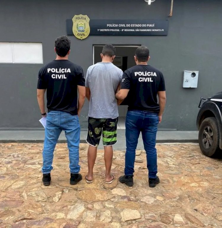Preso suspeito de extorquir dinheiro de mulher ameaçando divulgar fotos íntimas no Piauí