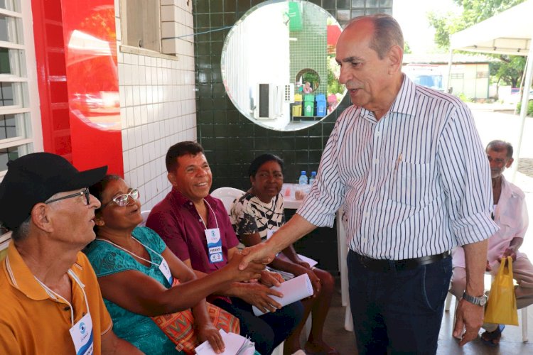 Senador Marcelo Castro visita Hospital de São Raimundo  para acompanhar triagem para Mutirão de cirurgias de Catarata