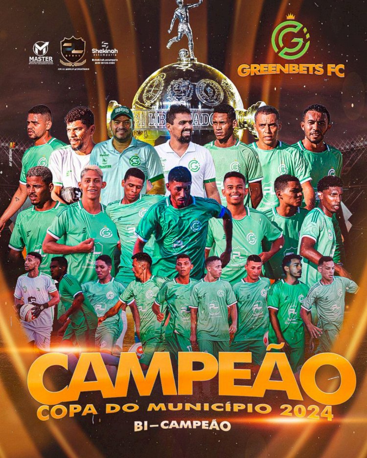 Time da Green Bets vence Copa do Município 2024 e se consagra bicampeão da competição